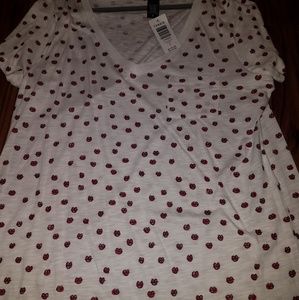 Torrid Valentine's V neck